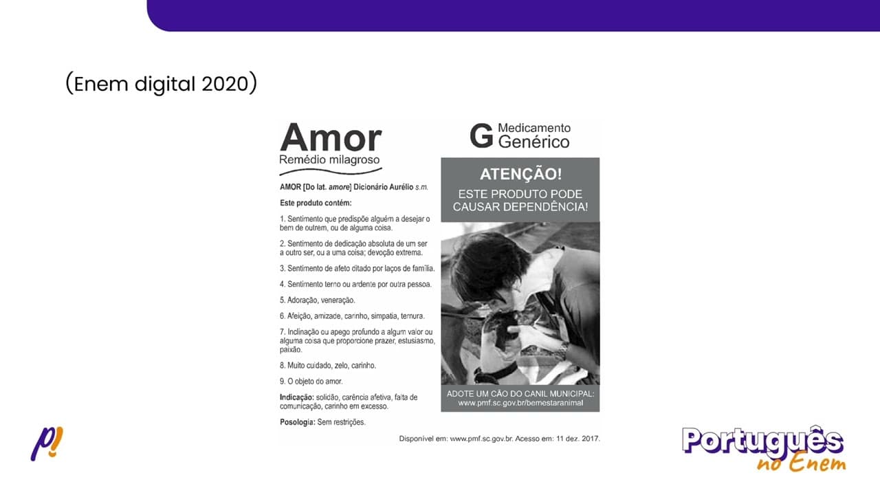 Thumbnail: ENEM DIGITAL 2020 - ESTUDOS DO TEXTO | Nesse texto, o entrelaçamento de vários gêneros textuais...