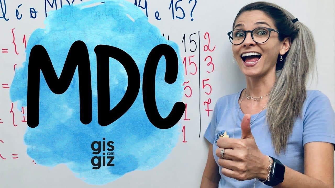 Thumbnail: MDC | MÁXIMO DIVISOR COMUM