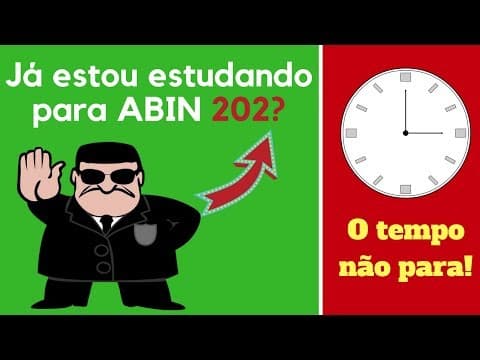 Thumbnail da aula: Vou continuar estudando para ABIN