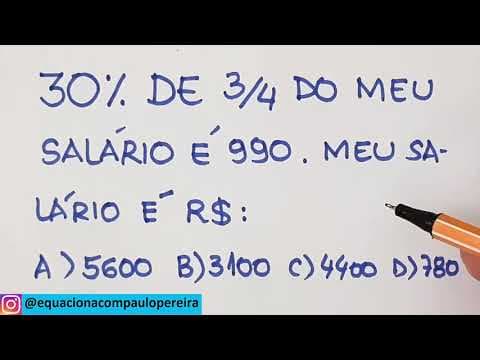 Thumbnail da aula: 🔥 HELP MATEMÁTICA BÁSICA - Problema do Primeiro Grau - #92