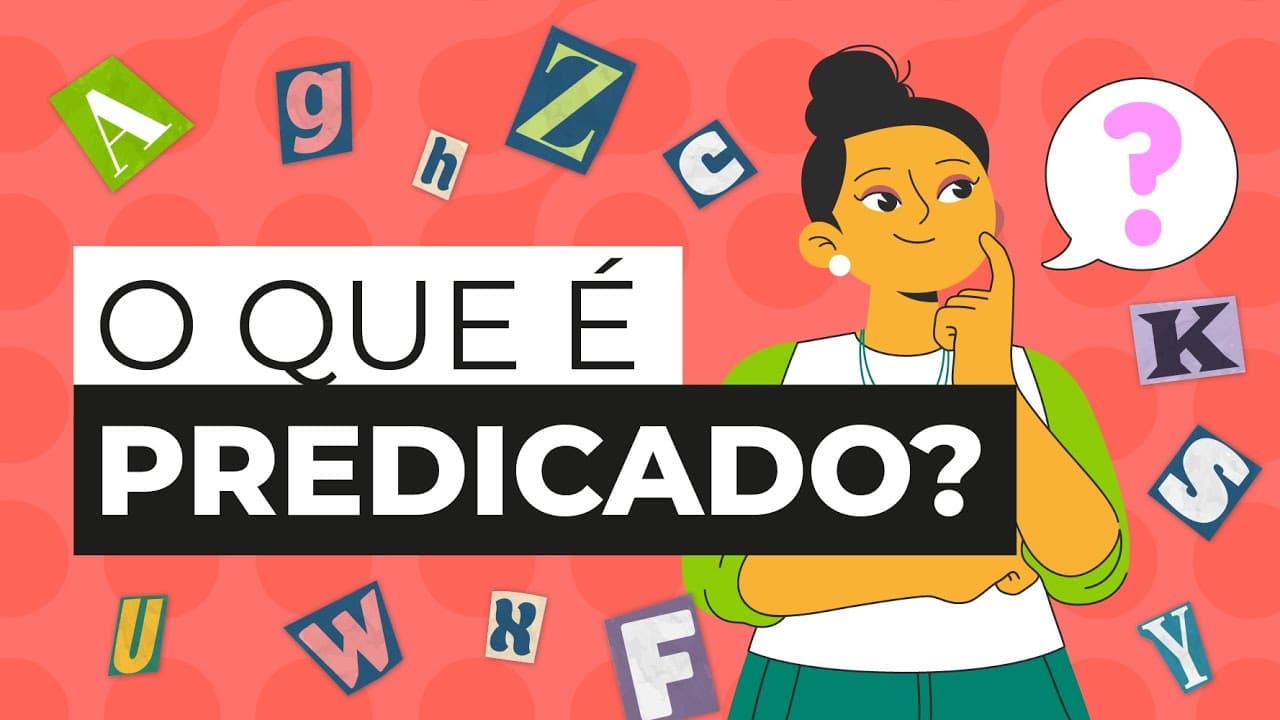 Thumbnail: O QUE É PREDICADO? | Português para o Enem | Mercedes Bonorino