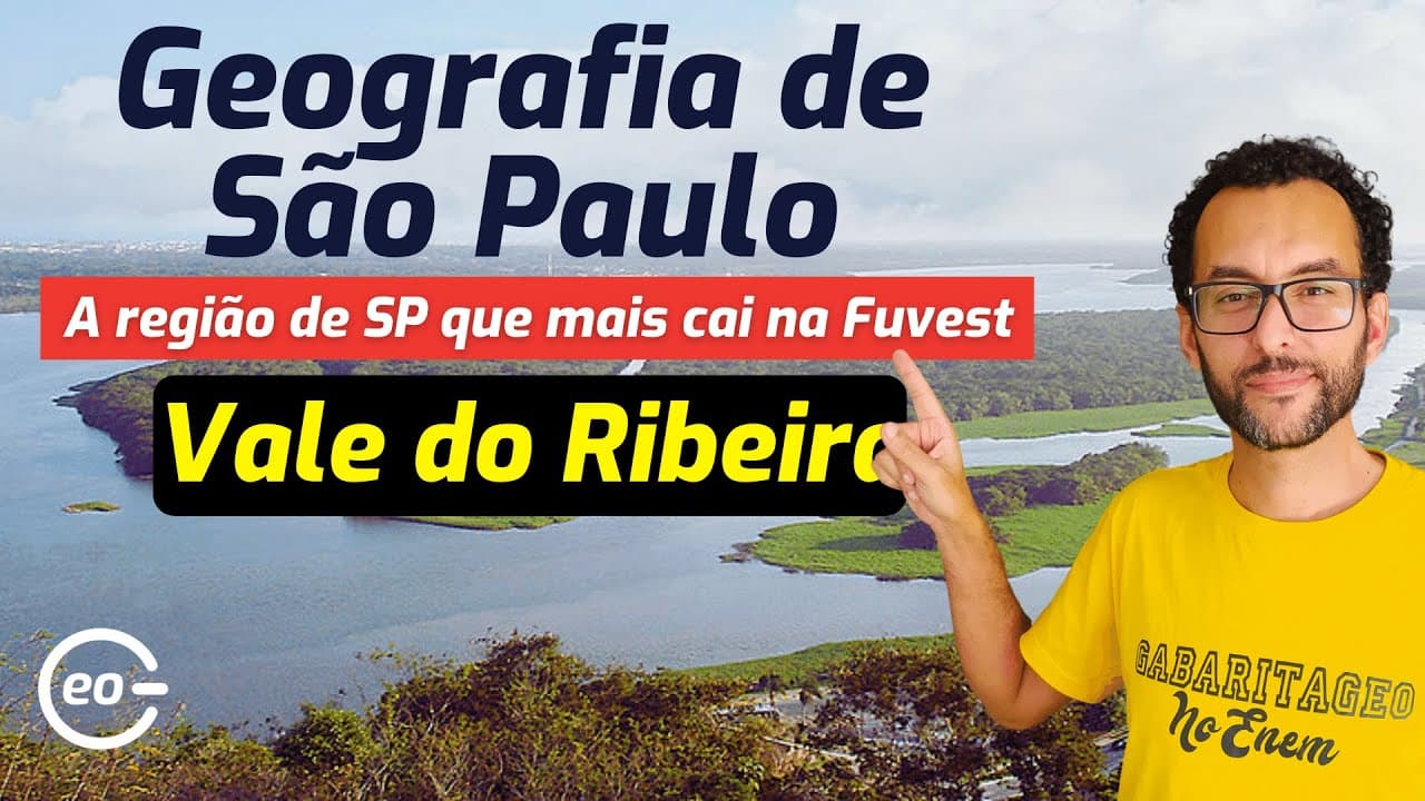 Thumbnail: Fuvest 2024 | Geografia de São Paulo | Conteúdo específico |