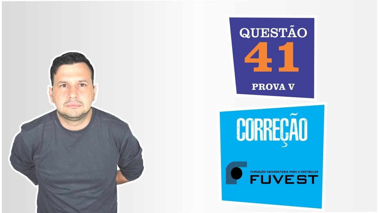 Thumbnail: FUVEST 2017 - QUESTÃO 41: Comentários e resolução (MIGRAÇÕES NORDESTE CARIRI)