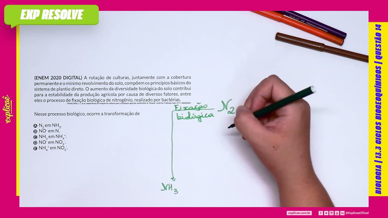 Thumbnail: A ROTAÇÃO DE CULTURAS, JUNTAMENTE COM A COBERTURA PERMANENTE E O (...) |  CICLOS BIOGEOQUÍMICOS