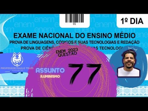 Thumbnail da aula: Resolução Enem 2023 - Humanas Questão 77