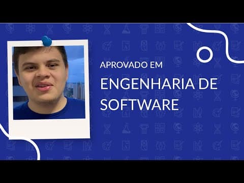 Thumbnail da aula: DEPOIMENTO: Aprovado em Engenharia de Software na UNB