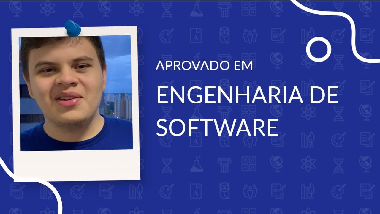 Thumbnail: DEPOIMENTO: Aprovado em Engenharia de Software na UNB