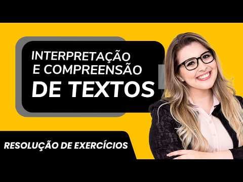 Thumbnail da aula: RESOLUÇÃO DETALHADA: INTERPRETAÇÃO E COMPREENSÃO DE TEXTOS (Interpretação para Concursos)