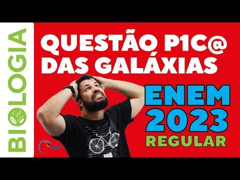 Thumbnail da aula: ENEM 2023 - A síndrome de Down é uma alteração genética associada à trissomia do cromossomo 21 ou se