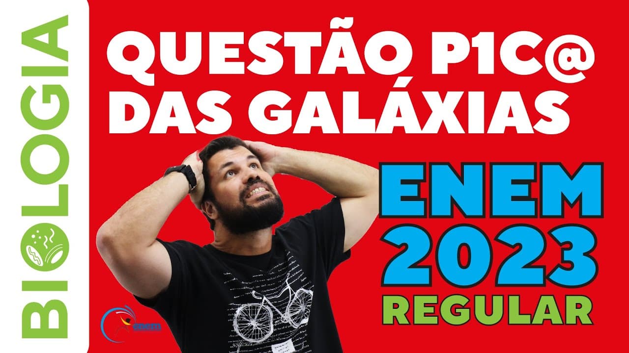 Thumbnail: ENEM 2023 - A síndrome de Down é uma alteração genética associada à trissomia do cromossomo 21 ou se