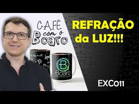 Thumbnail da aula: REFRAÇÃO DA LUZ - Óptica - EXERCÍCIOS para REVISÃO de FÍSICA - EXC011