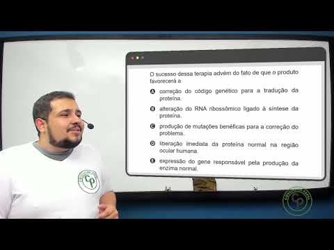 Thumbnail da aula: ENEM 2022 - A Agência Nacional de Vigilância Sanitária (Anvisa) aprovou um produto de terapia gênica