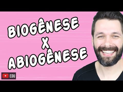 Thumbnail da aula: BIOGÊNESE E ABIOGÊNESE - DIFERENÇAS - Origem da Vida | Biologia com Samuel Cunha