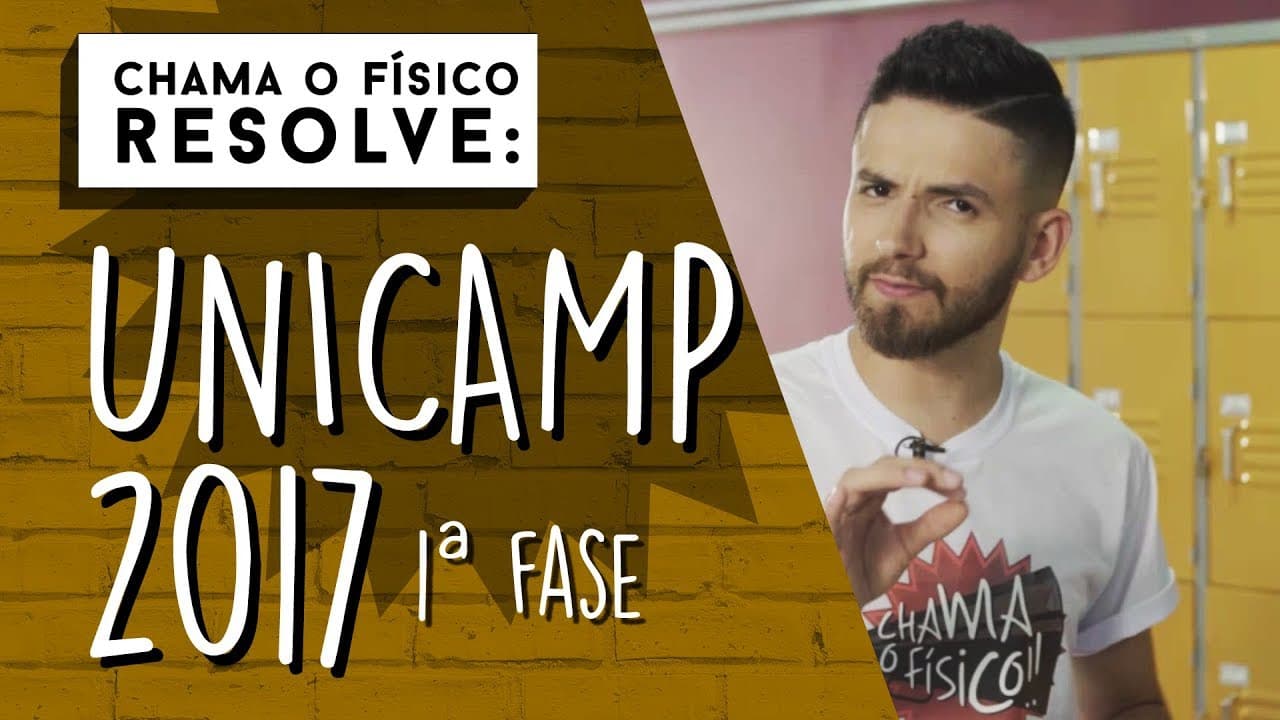 Thumbnail: Unicamp 2017 | CHAMA O  FÍSICO RESOLVE