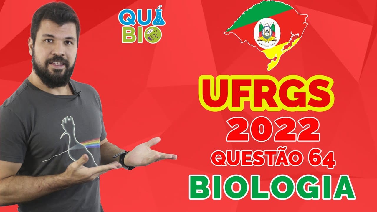 Thumbnail: UFRGS 2022 - Questão 64 - O processo de transmissão do impulso nervoso envolve a atuação de diferent