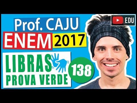 Thumbnail da aula: [ENEM Libras 2017] 138 📗 FRAÇÕES Um jogo de boliche consiste em arremessar uma bola sobre uma pista