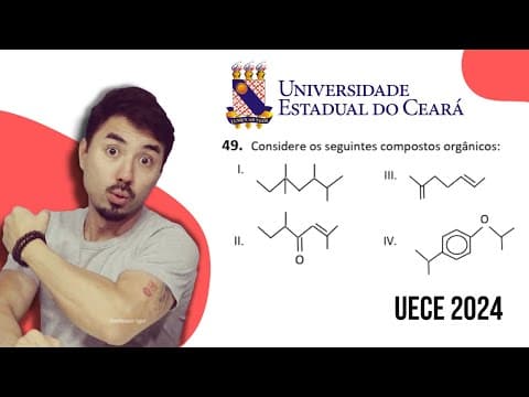 Thumbnail da aula: UECE 2024 | Fórmula Estrutural em Bastão