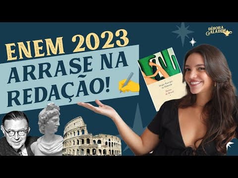 Thumbnail da aula: ALUSÕES PRA REDAÇÃO DO ENEM 2023! (Débora Aladim)