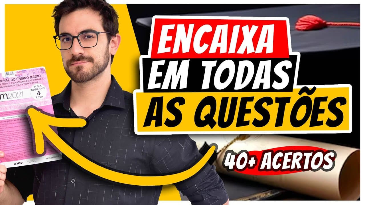 Thumbnail: COMO RESOLVER HUMANAS ENEM SEM SABER A MATÉRIA!! (Veja antes do ENEM!!)