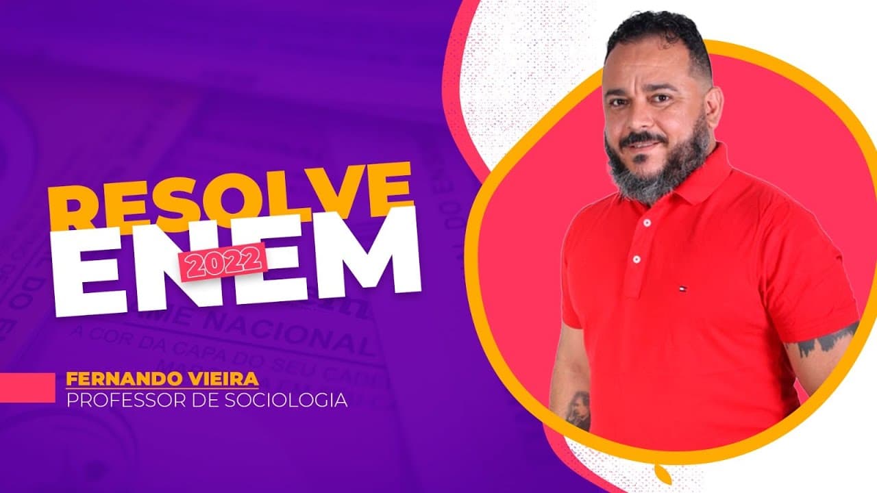 Thumbnail: Resolve Enem: Veja a resolução de uma questão de sociologia