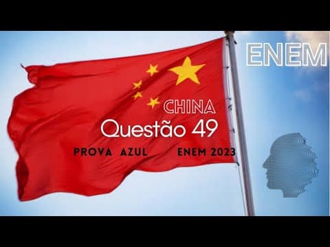 Thumbnail da aula: ENEM 2023. A política demográfica para a província mencionada nos textos é parte da seguinte ação