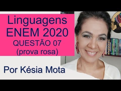 Thumbnail da aula: Questão 7 do ENEM 2020 (prova rosa)