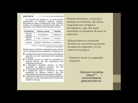 Thumbnail da aula: QUESTÃO 49 ENEM 2011 Biologia