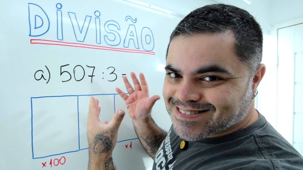 Thumbnail: ⚠️ Entenda DIVISÃO de uma vez! CONTA DE DIVIDIR FÁCIL E RÁPIDOcomo você NUNCA VIU ANTES! 🤯