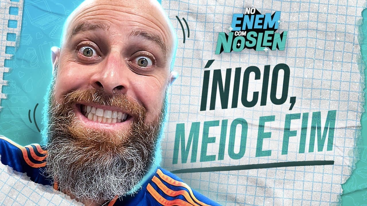 Thumbnail: Como elaborar CADA PARTE da sua redação do ENEM #NoENEMComNoslen | Professor Noslen