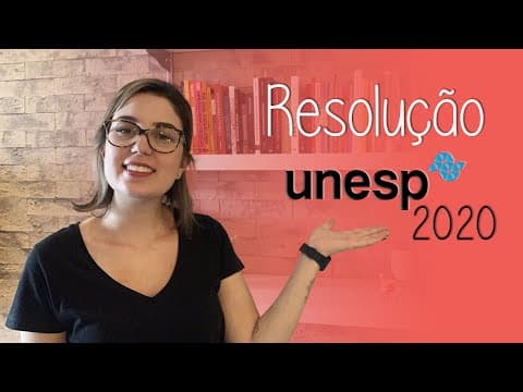 Thumbnail da aula: UNESP 2020 - Resolução Primeira Fase - História