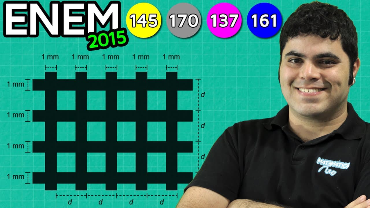 Thumbnail: ENEM 2015 Matemática #26 - Porcentagem e Equação Quadrática (questão difíci)