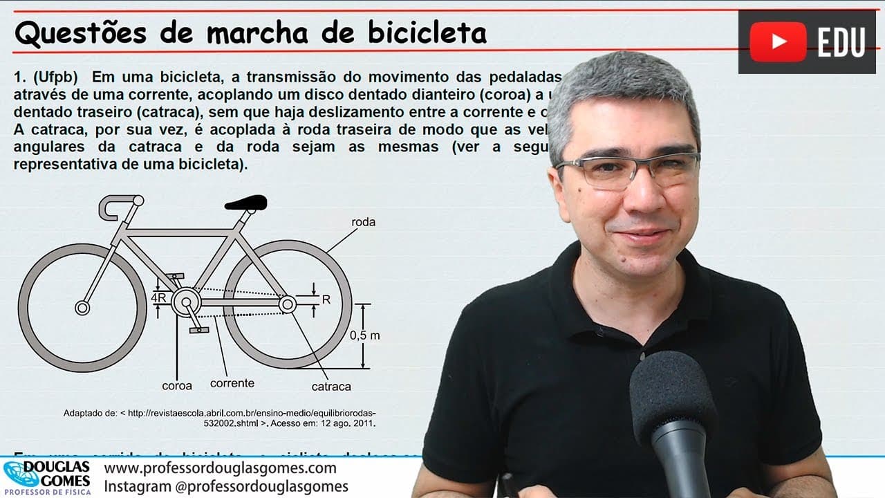 Thumbnail: Questões sobre marchas de bicicleta
