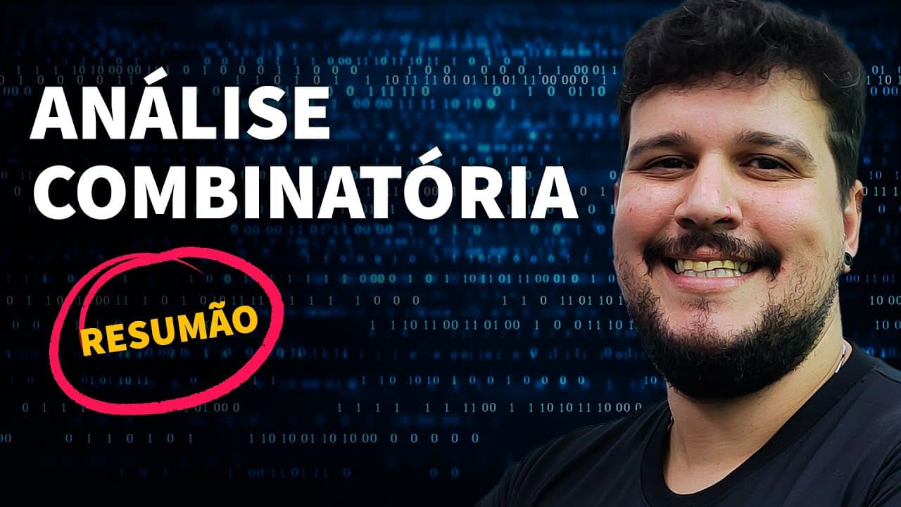 Thumbnail: RESUMÃO: Análise Combinatória | ProEnem