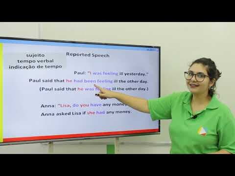Thumbnail da aula: Inglês - Usos do Reported Speech (Discurso Indireto)