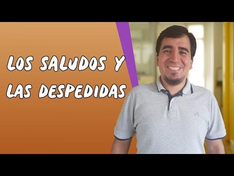 Thumbnail da aula: Los Saludos y Las Despedidas - Brasil Escola