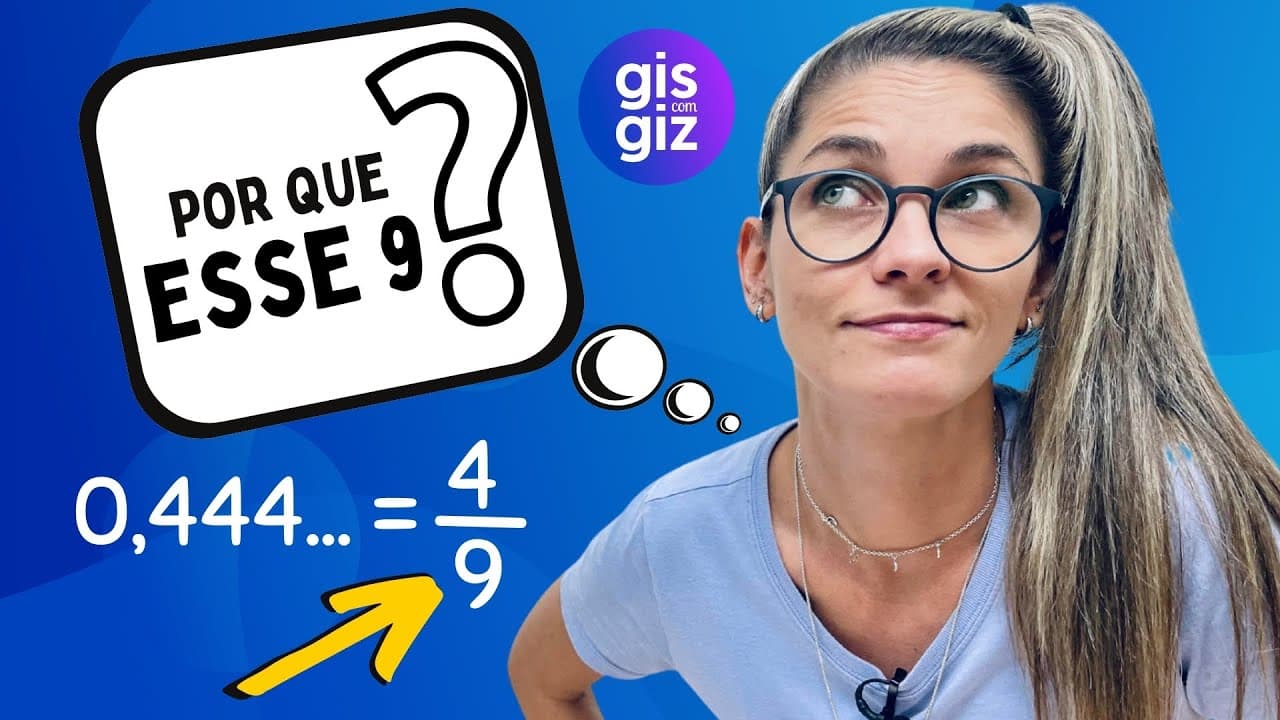 Thumbnail: Por que esse  9? | Dízima Periódica  \Prof. Gis/
