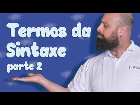 Thumbnail da aula: Termos da Sintaxe - Aula 02 (Pred. do Suj. e Obj., Vocativo, Aposto e Ag. da Passiva) [Prof Noslen]