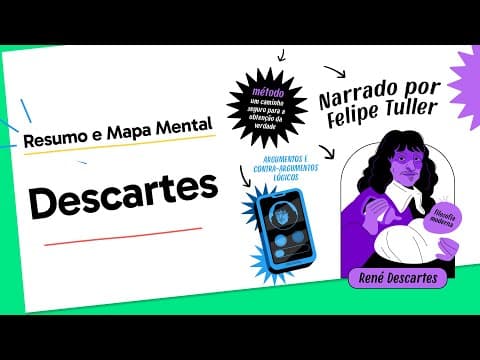 Thumbnail da aula: Descartes | Filosofia | QUER QUE DESENHE?
