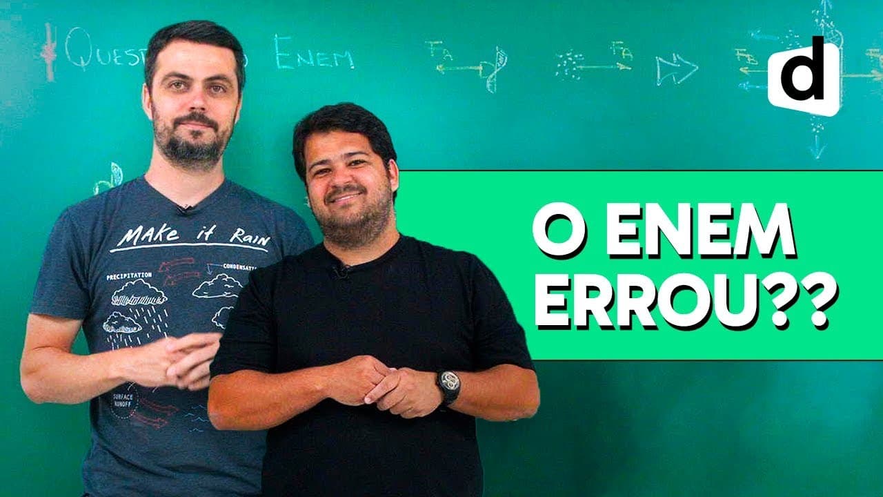 Thumbnail: O ENEM 2018 ERROU O GABARITO? 😱 | PLANTÃO DESCOMPLICA