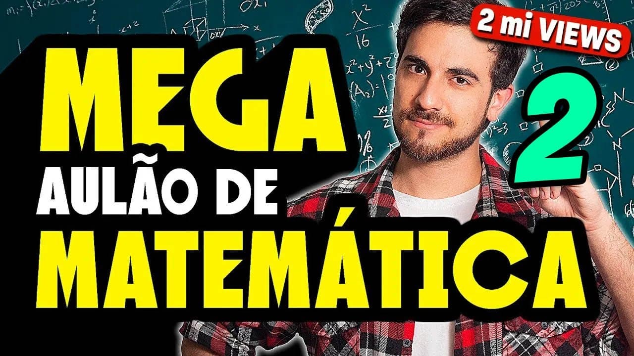 Thumbnail: 🧠 SEMANA DA MATEMÁTICA BÁSICA!! Aulão Completo (MESTRES DO ENEM) [M02]