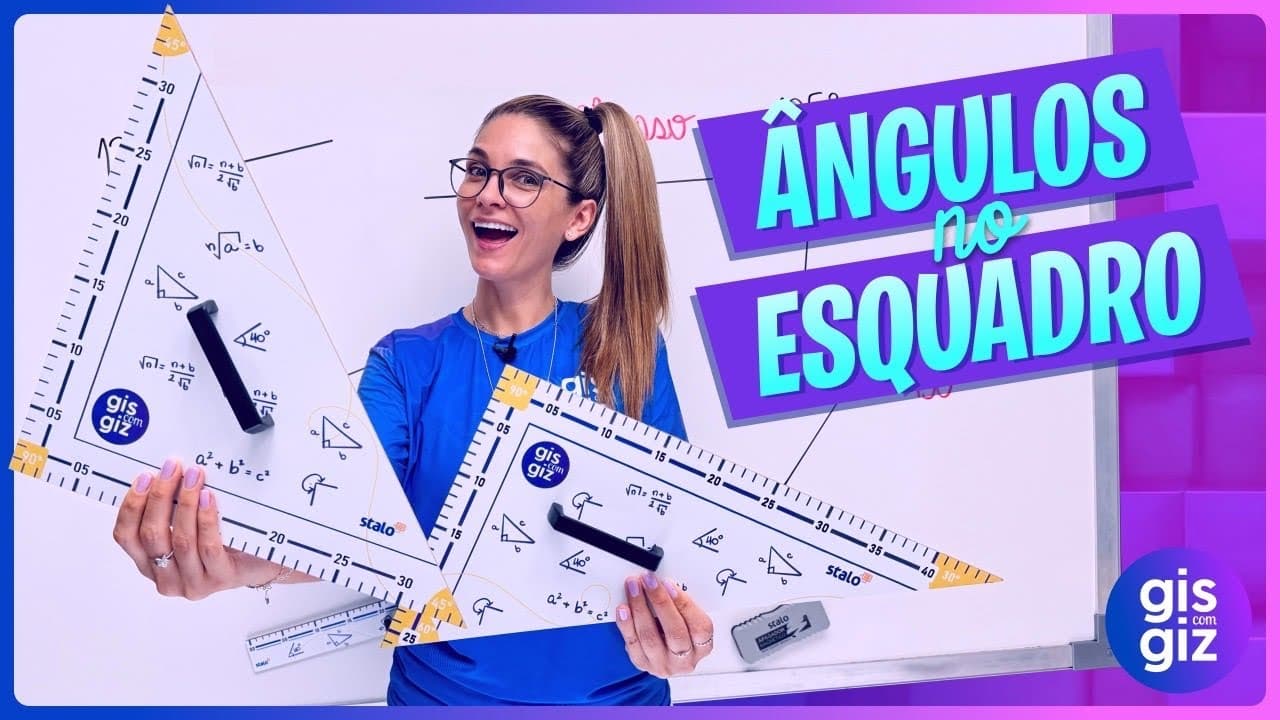 Thumbnail: CONSTRUÇÃO DE ÂNGULOS COM ESQUADRO, MUITO FÁCIL