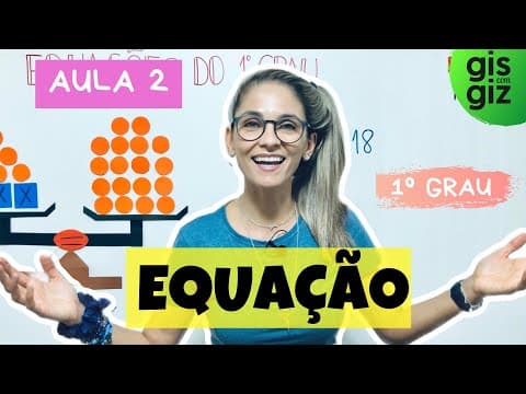 Thumbnail da aula: EQUAÇÃO DO 1 GRAU EXERCÍCIOS #02