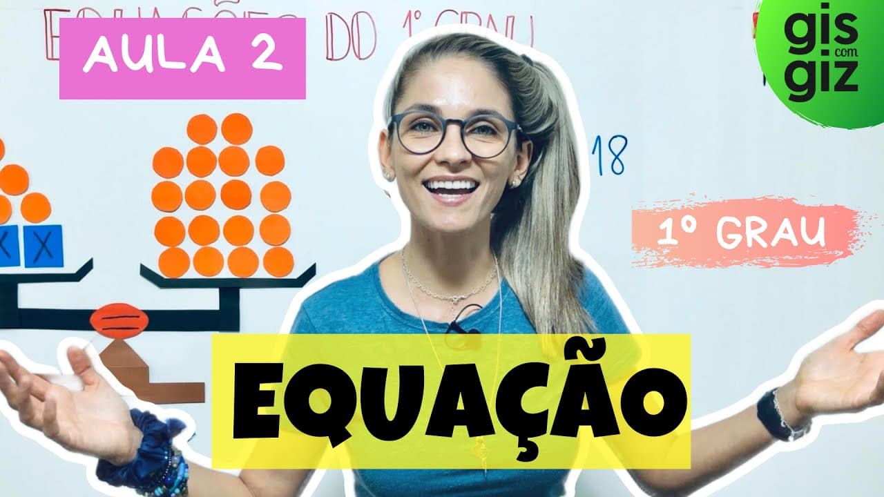 Thumbnail: EQUAÇÃO DO 1 GRAU EXERCÍCIOS #02