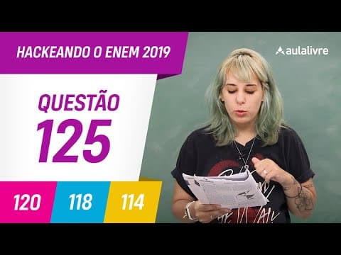 Thumbnail da aula: Enem 2019 | Química: Eletroquímica | Questão 125 (cinza)