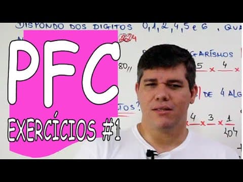 Thumbnail da aula: PFC: EXERCÍCIOS #1