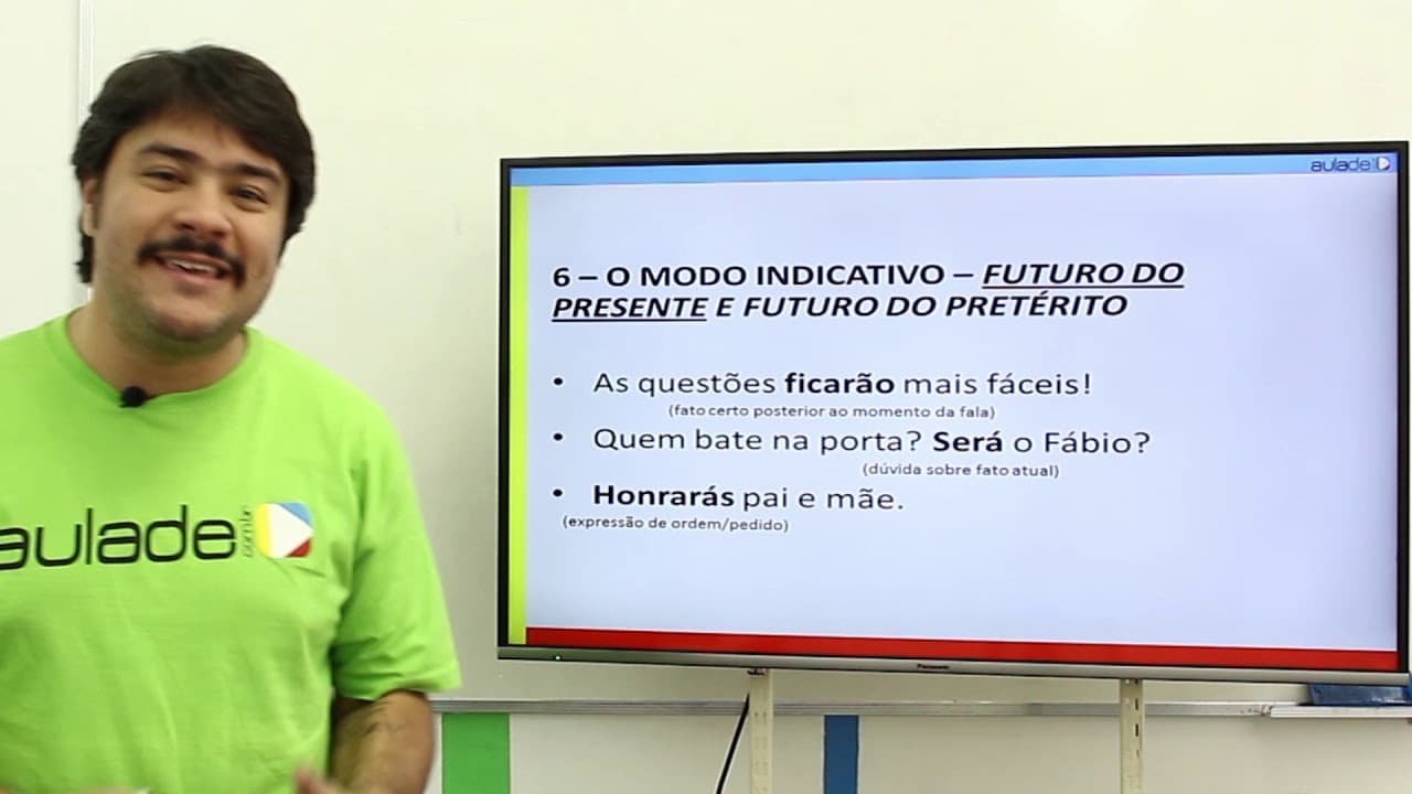Thumbnail: Português - Verbos: Modo Indicativo - futuro