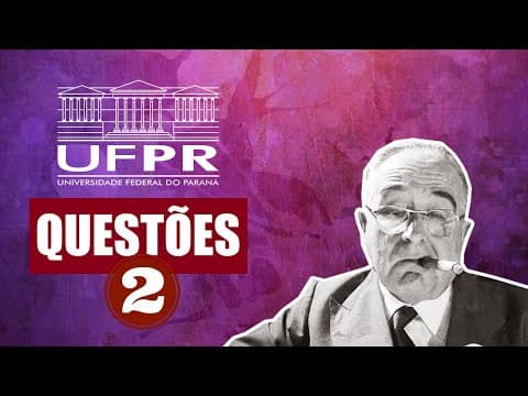 Thumbnail da aula: RESPONDENDO QUESTÕES DE BRASIL DO VESTIBULAR UFPR - PARTE 2