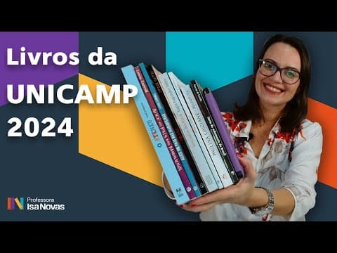 Thumbnail da aula: UNICAMP 2024 | Lista de leitura obrigatória | Livros Unicamp 2024