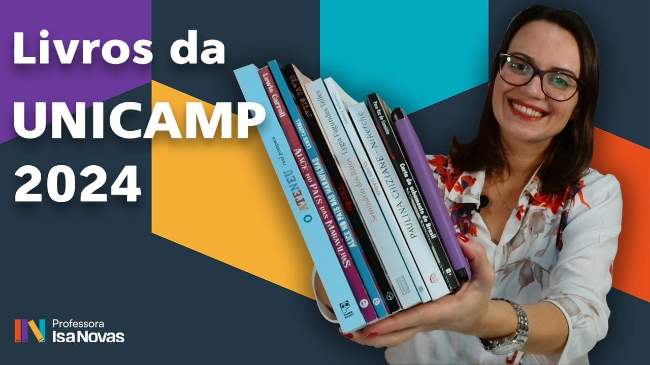 Thumbnail: UNICAMP 2024 | Lista de leitura obrigatória | Livros Unicamp 2024