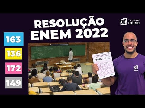 Thumbnail da aula: 🔘Questão 163 - Caderno Azul | Estatística | MATEMÁTICA ENEM 2022